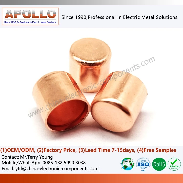 EV Fuse Copper Outer End Cap high quality