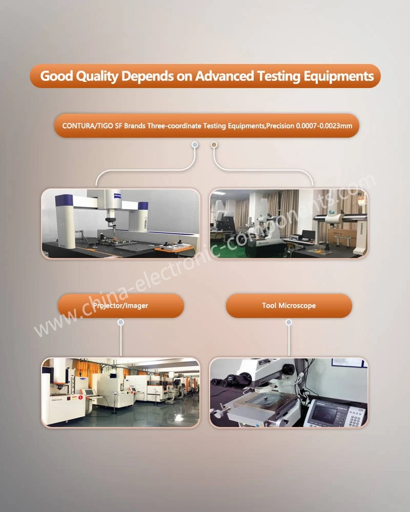 Good Quality of Copper Stamping Processing Depends on Advanced Testing Equipments Good Quality of Copper Stamping Processing Depends on Advanced Testing Equipments