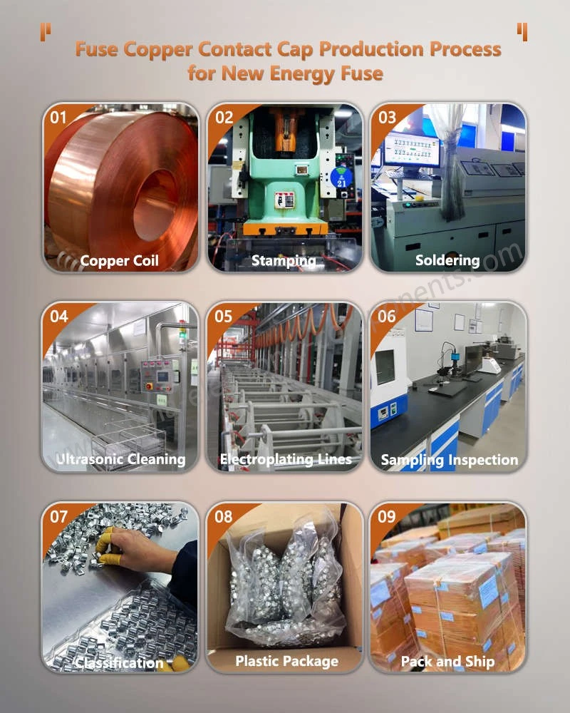 EV Fuse Copper Outer End Cap Production Process for New Energy Fuse EV Fuse Copper Outer End Cap Production Process for New Energy Fuse