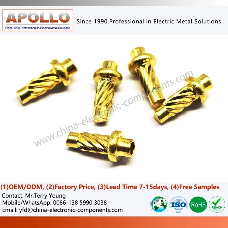 Spiral Knurl Press-In Insert
